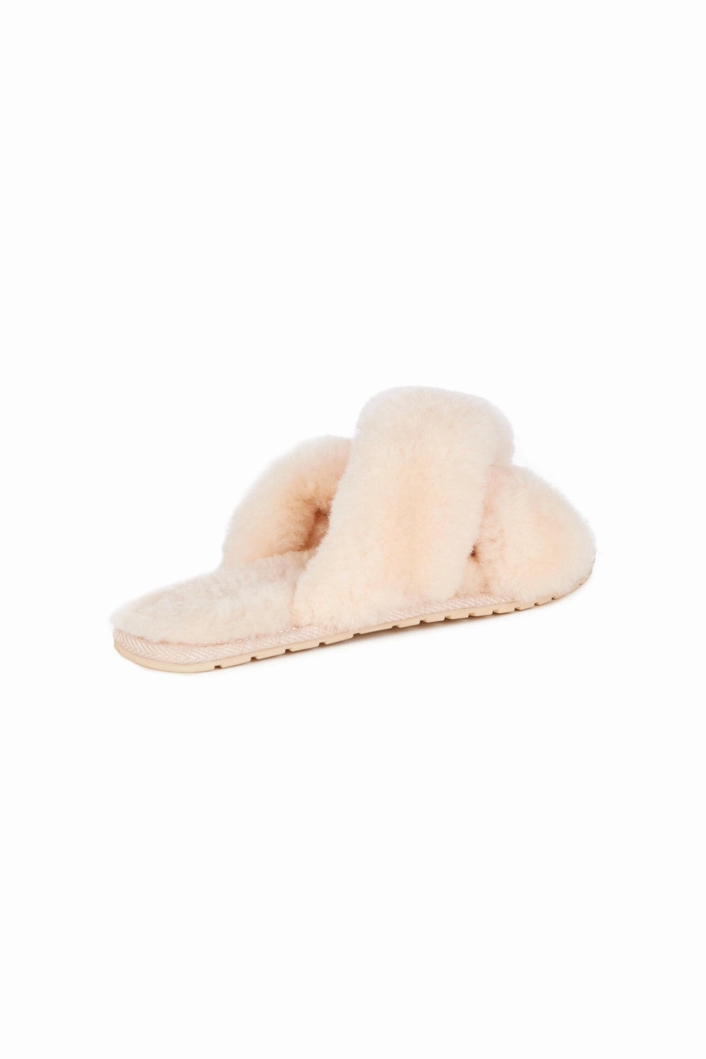 Emu Australia Mayberry Crimp Slippers in Natural Coast Line Night Fun