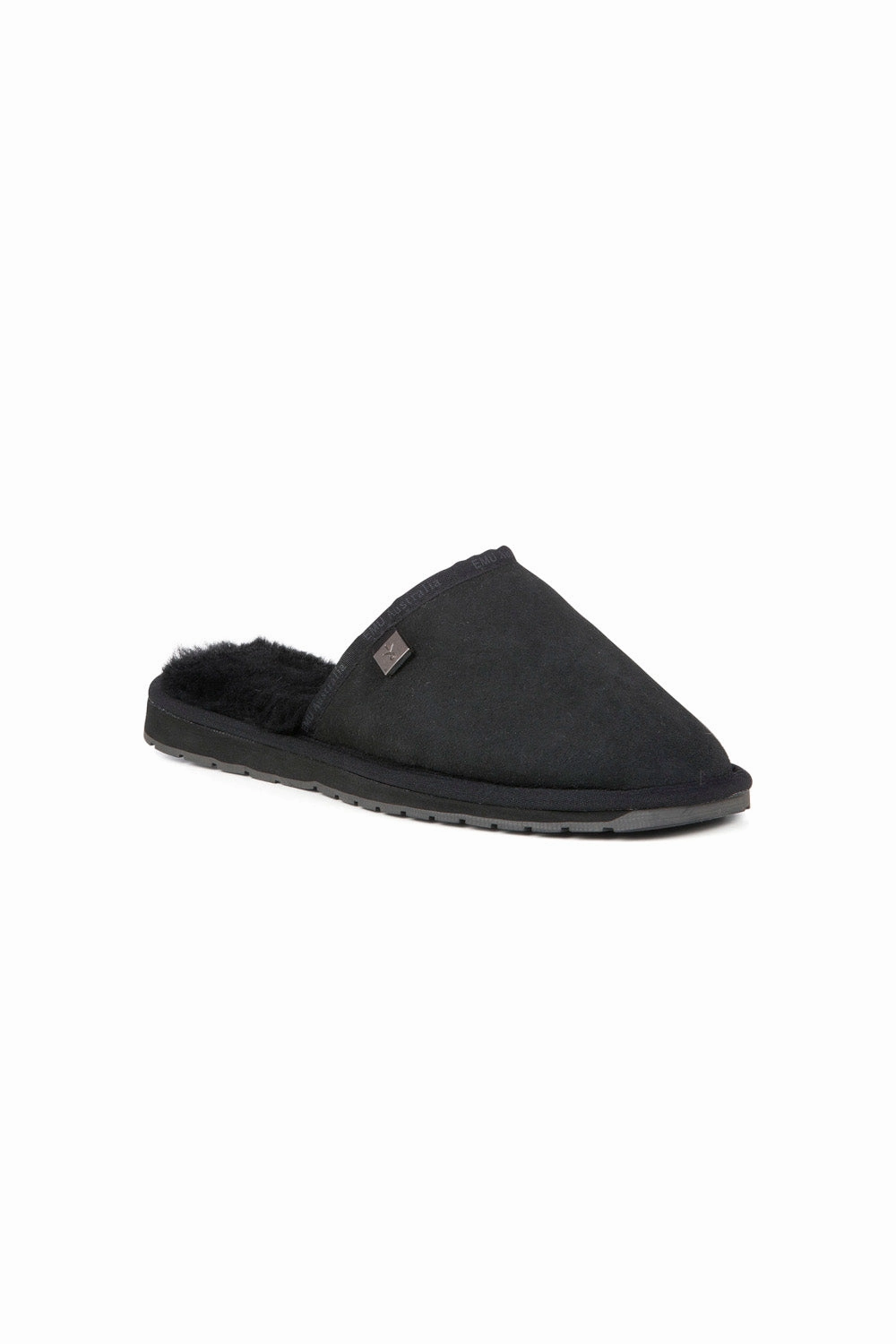 Seaside Stroll Emu Australia Platinum Yamba Slippers in Black