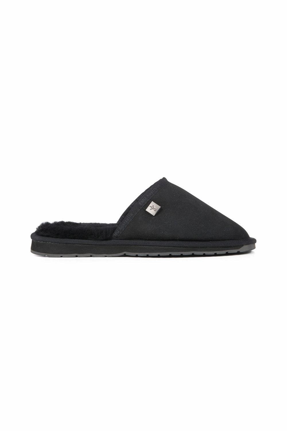 All-Around Use Versatile Design Emu Australia Platinum Yamba Slippers in Black