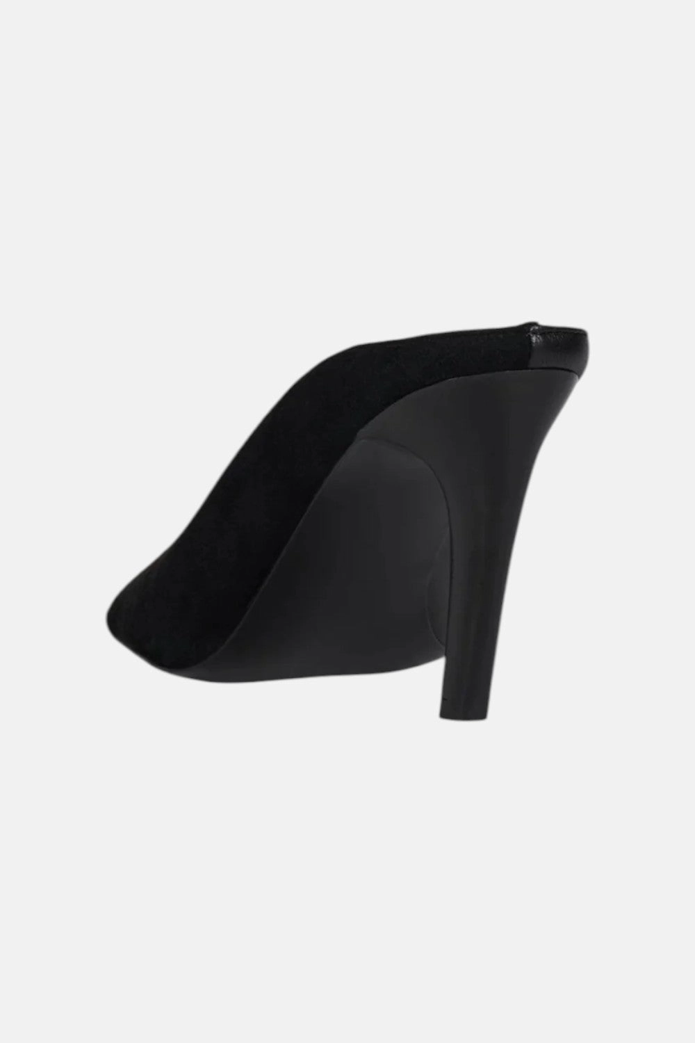 Jeffrey Campbell Hoof-It in Black Suede Combo Glamorous Stilettos Daring Edge