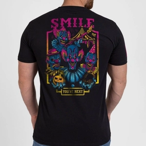 Enjoy The Show T-Shirt - Black Embroidered Details High Durability Weave
