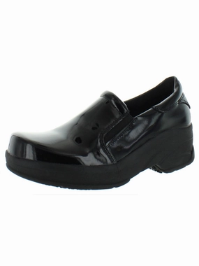 Reinforced Soles Appreciate Womens Patent Leather Comfort Clogs