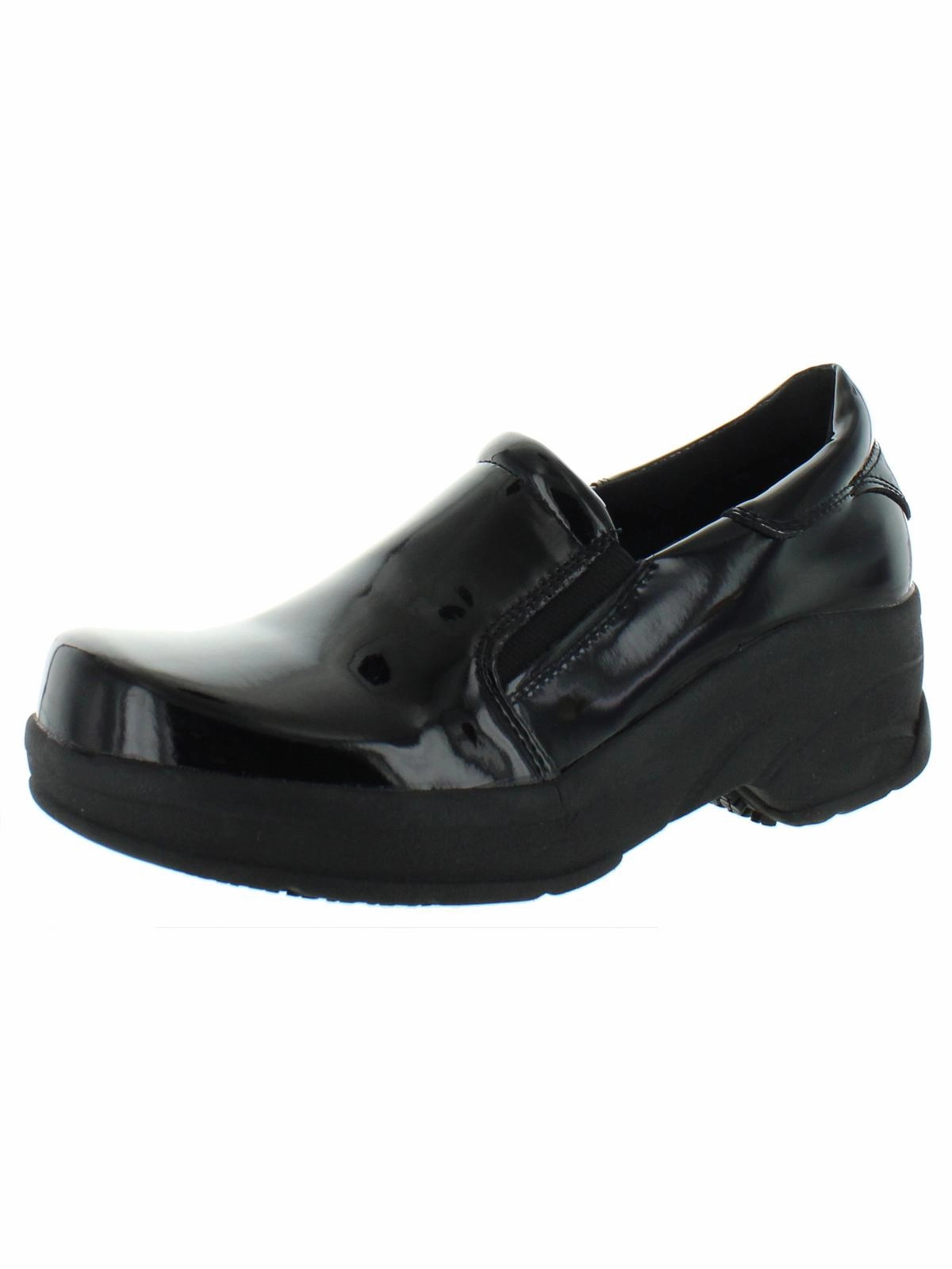 Reinforced Soles Appreciate Womens Patent Leather Comfort Clogs