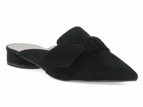 Sturdy Build Women's Quantum Suede Mule In Black
