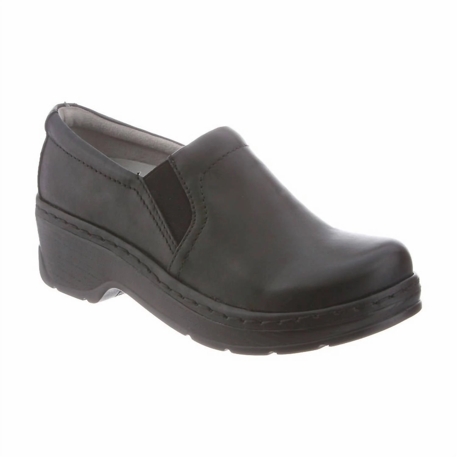 Simple Beach Slip-On Women's Naples Slip Resistant Work Clogs In Black