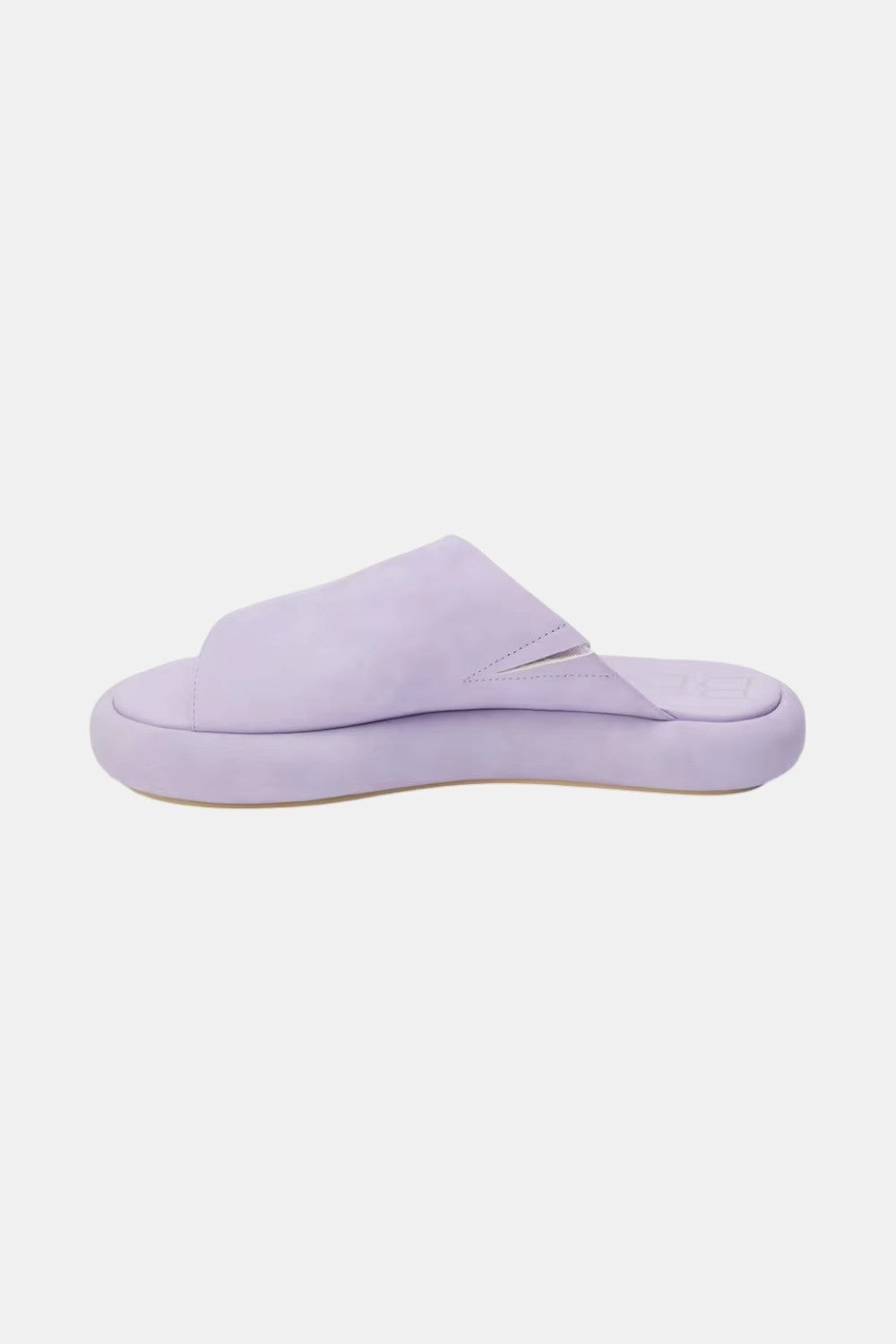 Beach by Matisse Lotus Platform Slide in Lavender Supportive straps Quick Slip Fit