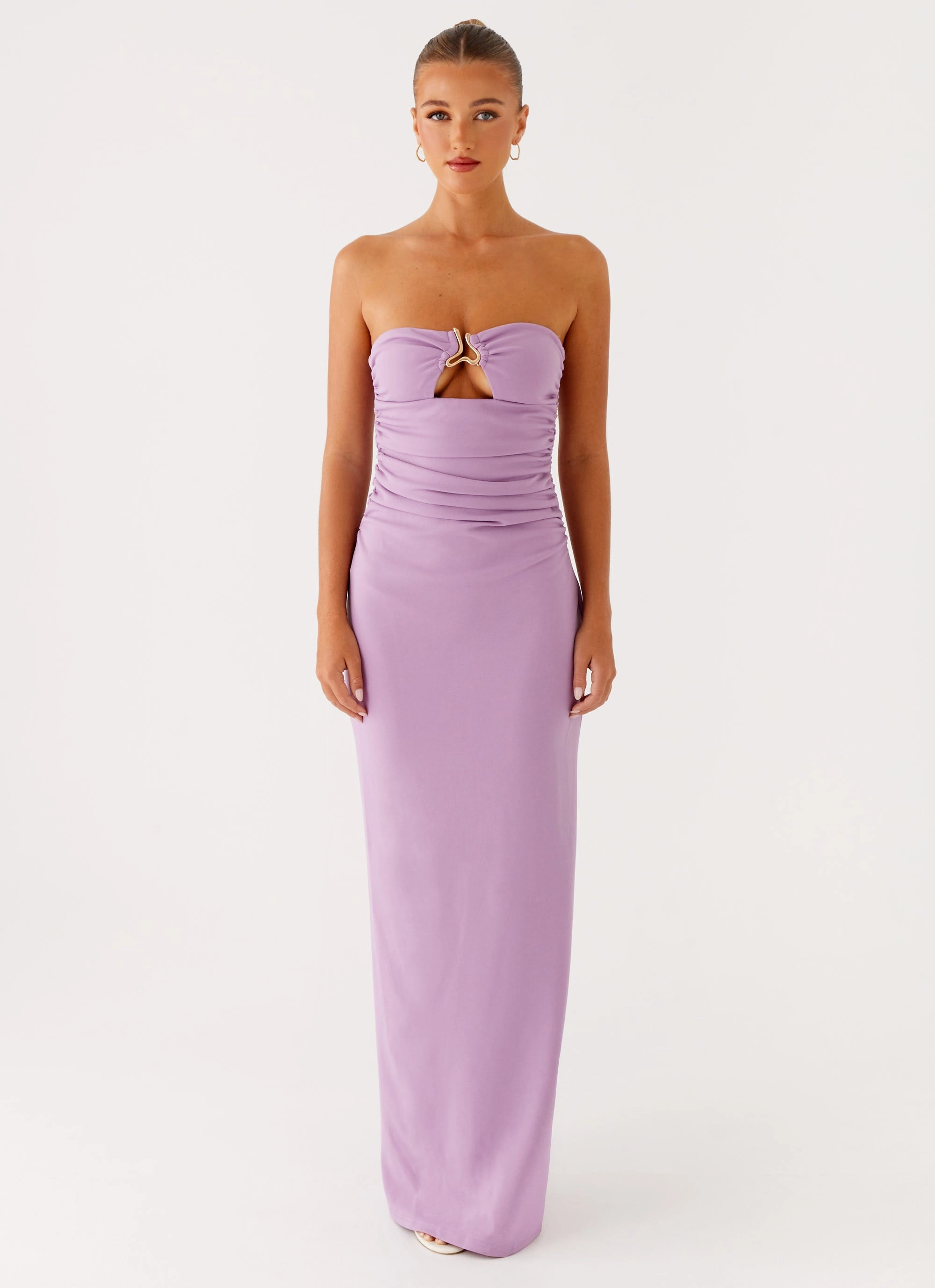 Eryn Maxi Dress - Lilac Lightweight Fabric Summer Air