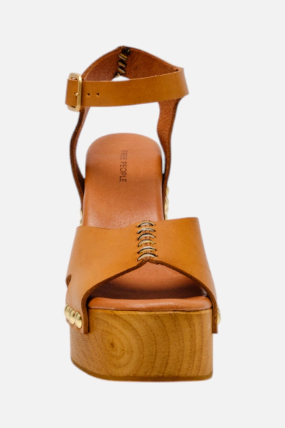 Free People Cecily Clog In Luggage Comfortable Dress Shoes