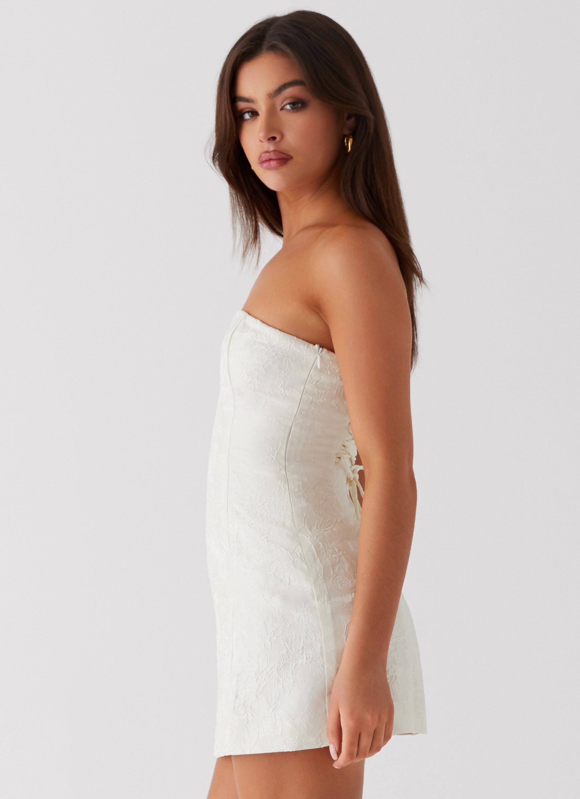Summer Air Eternity Strapless Mini Dress - Ivory