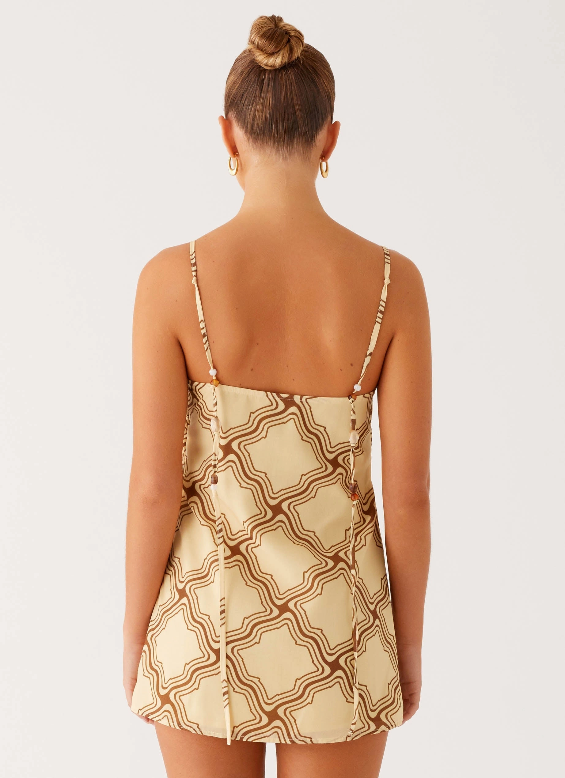 Mantra Mini Dress - Tidal Wave Print Sleek Comfort Comfort Layer