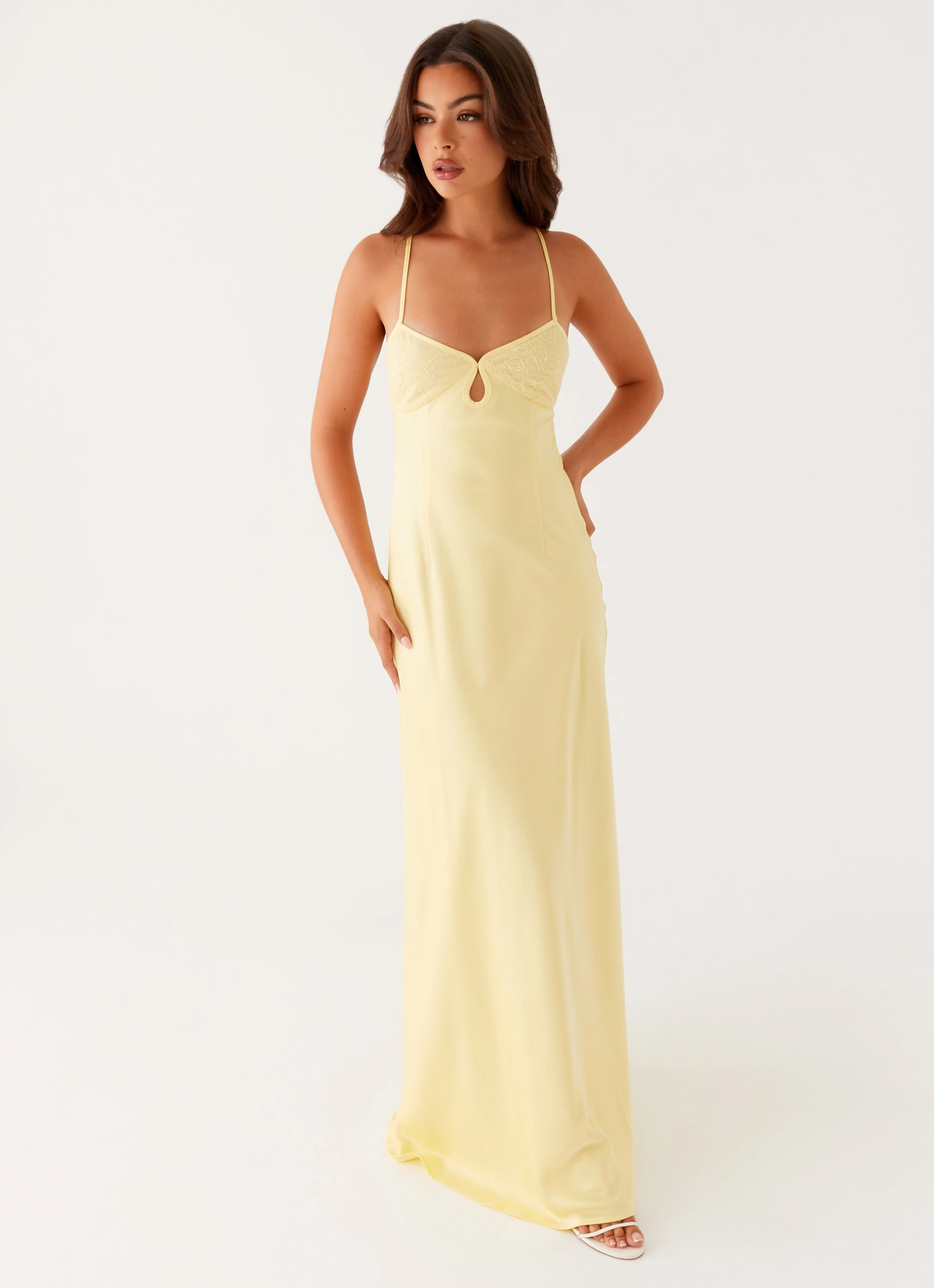 Joanie Maxi Dress - Yellow Refined touch