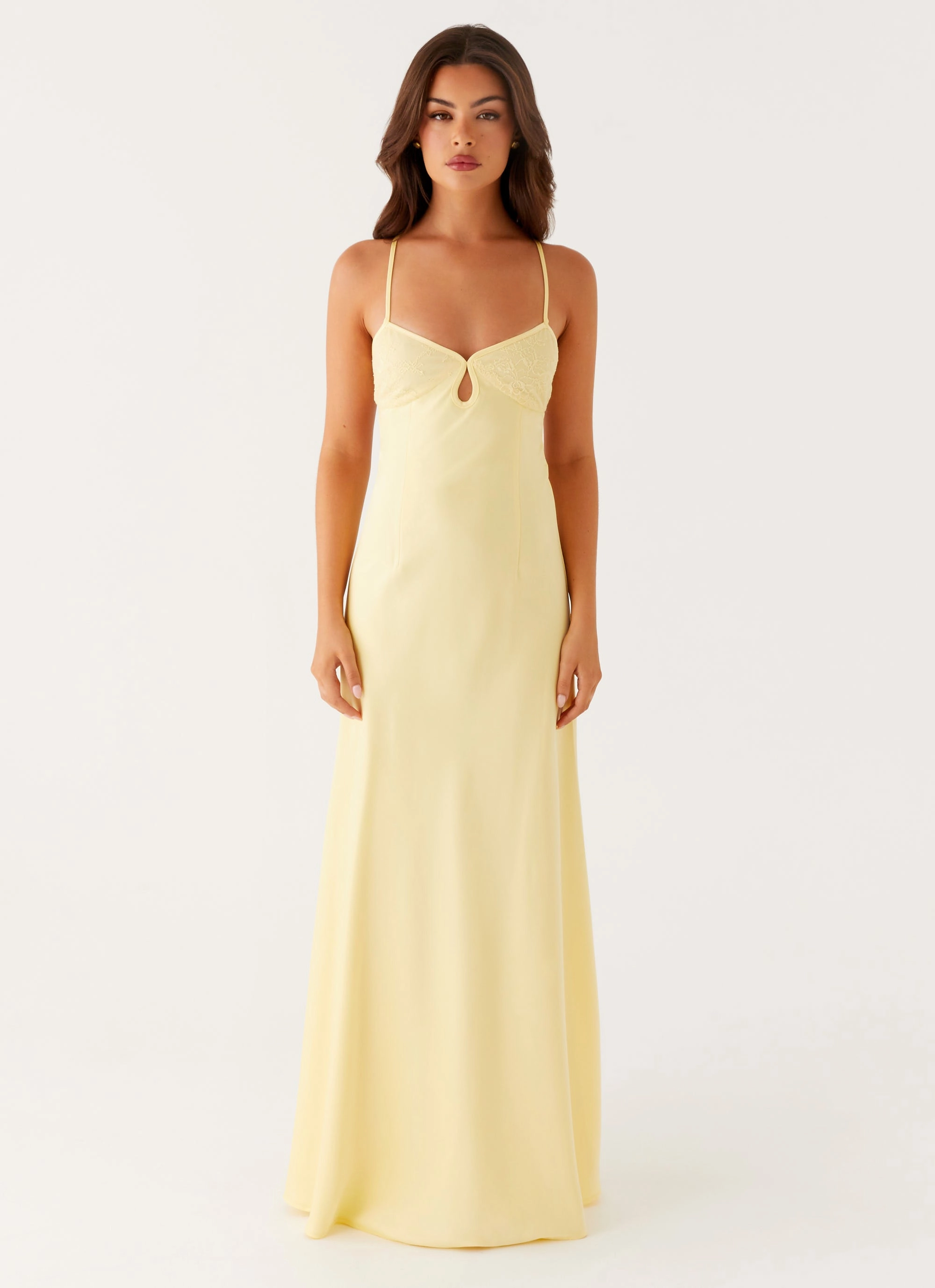 Joanie Maxi Dress - Yellow Daily Mood Wrap-Style
