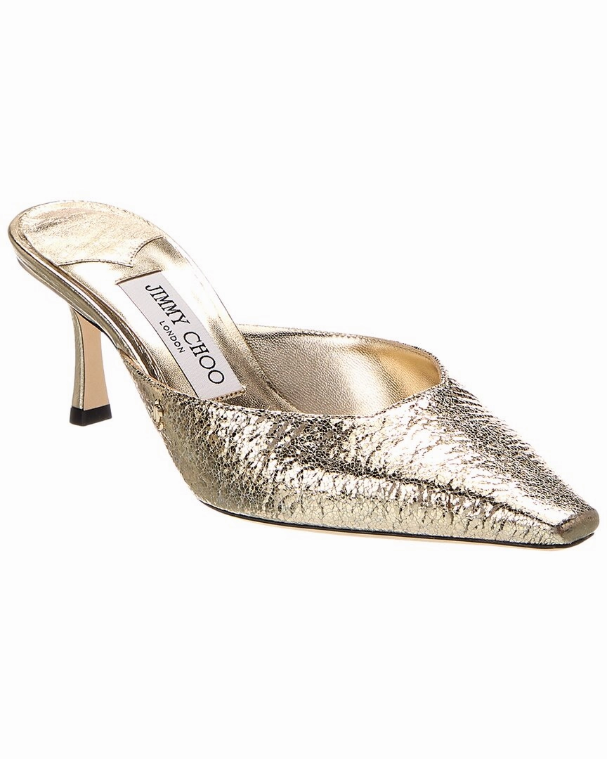 Slip-On Footwear Jimmy Choo Vivi 65 Leather Mule