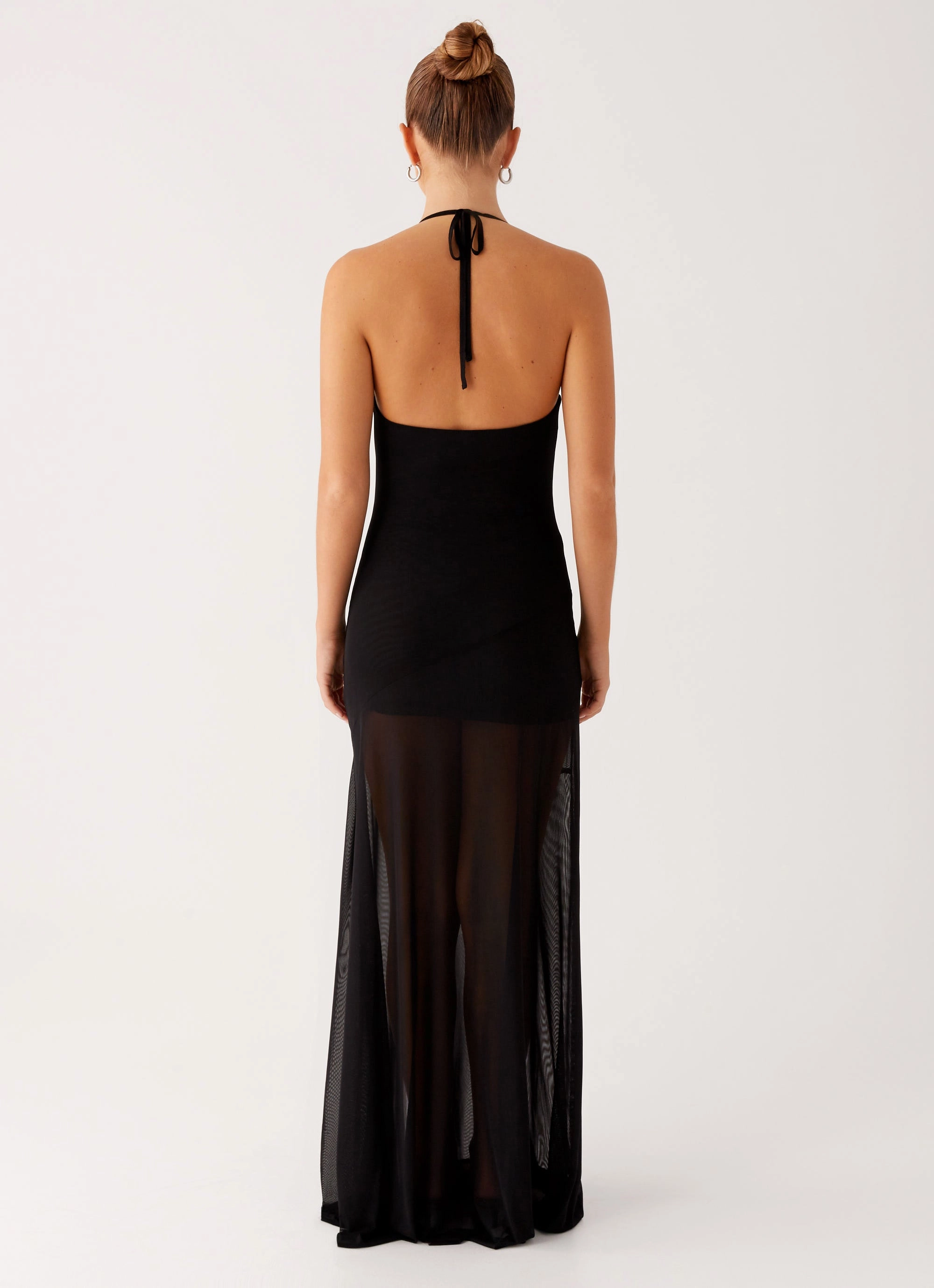 Mckinley Maxi Dress - Black Grace Walk