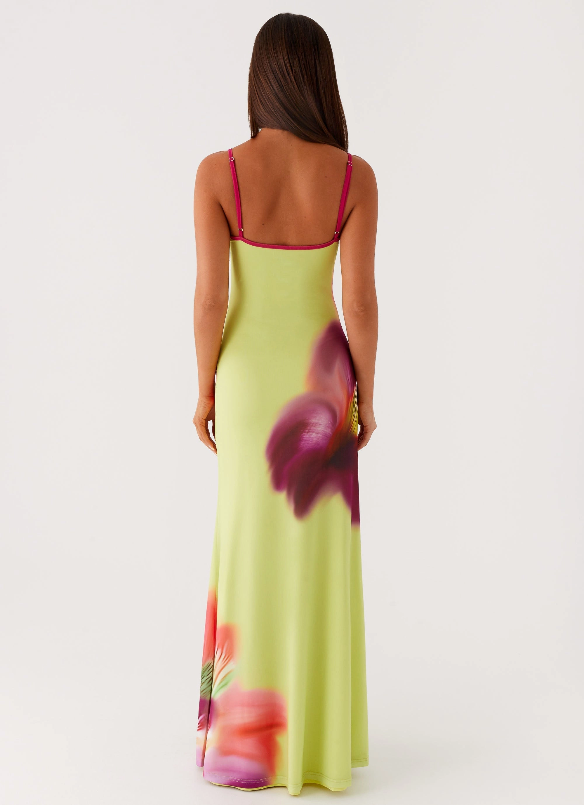 Everett Maxi Dress - Green Tropical Reversible-Style