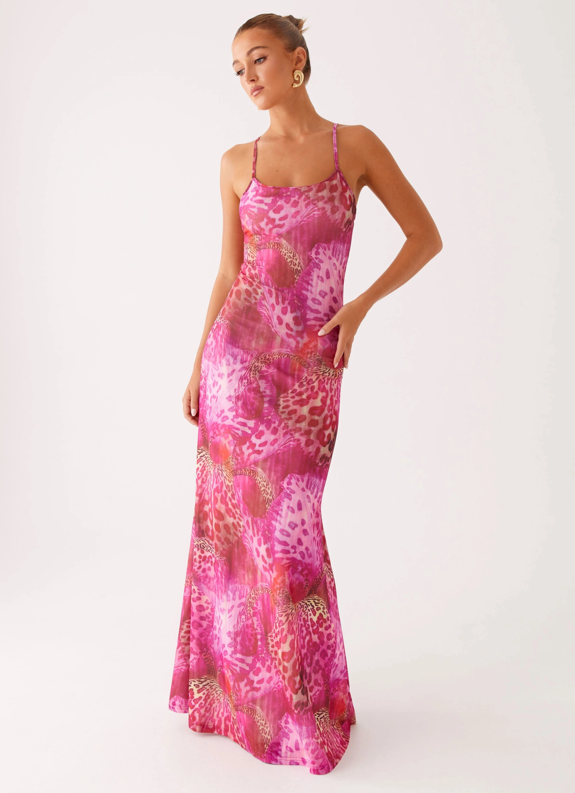 Date Vibe Everett Maxi Dress - Lavender Lagoon
