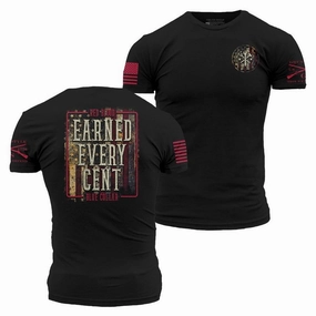 Every Cent T-Shirt - Black Chic Comfort Wear Casual Wear