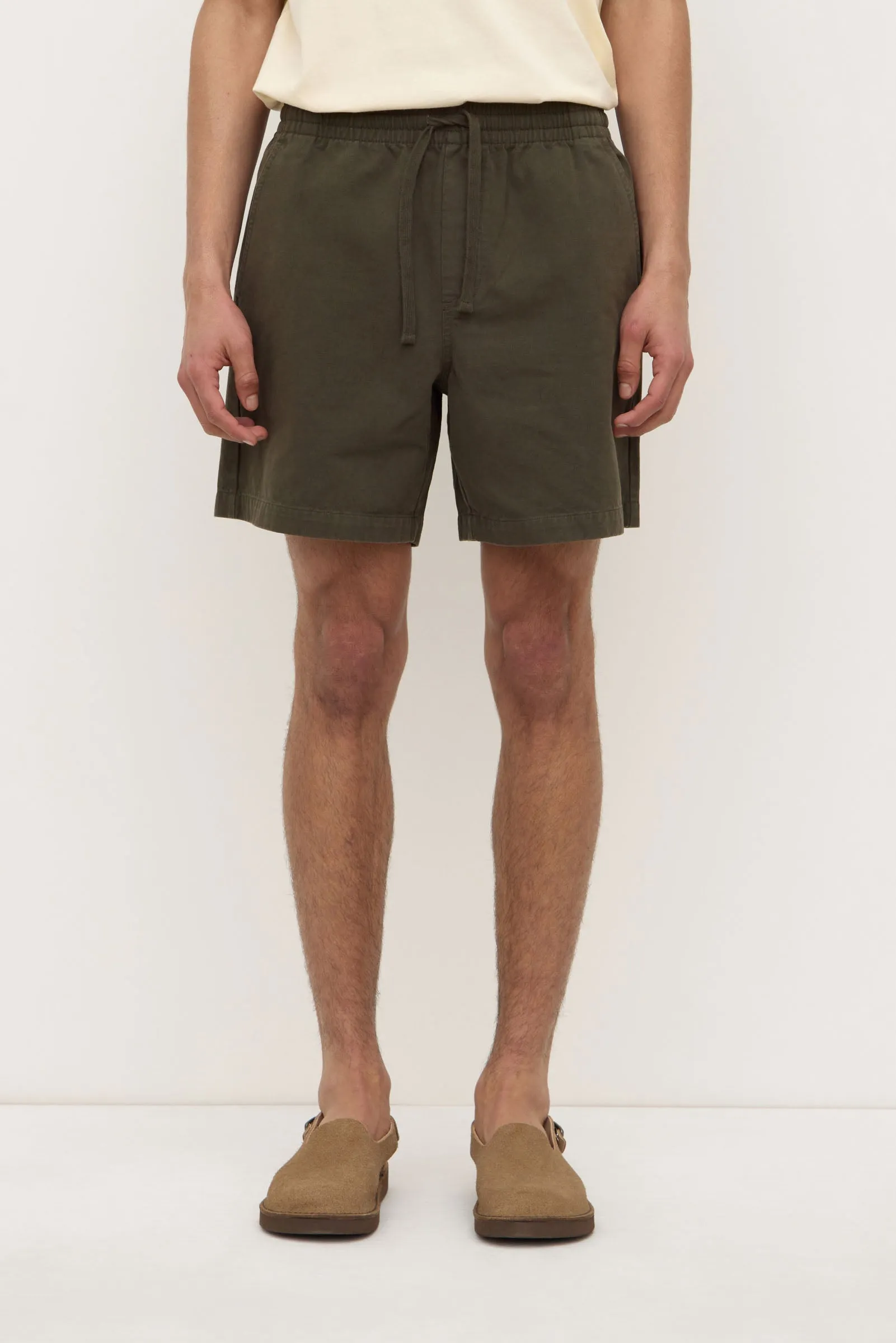 Everyday Twill Short Linen blend