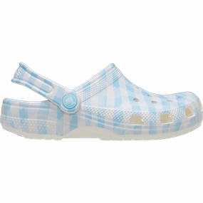 Toe Post Light Travel Shoes Women's Classic Gingham Clog