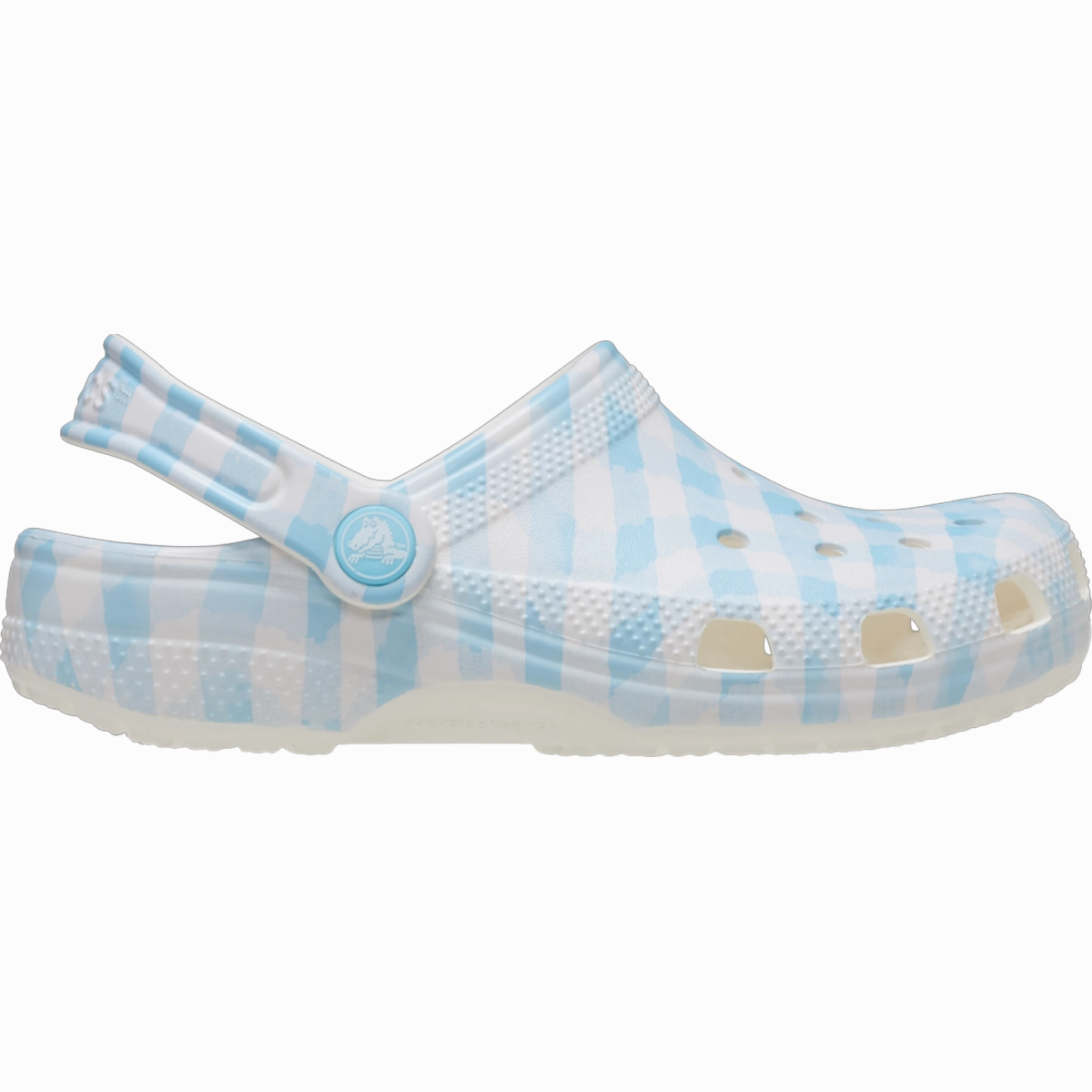 Toe Post Light Travel Shoes Women's Classic Gingham Clog
