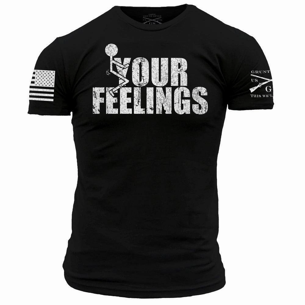 F*ck Your Feelings T-Shirt - Black sports activity graduation