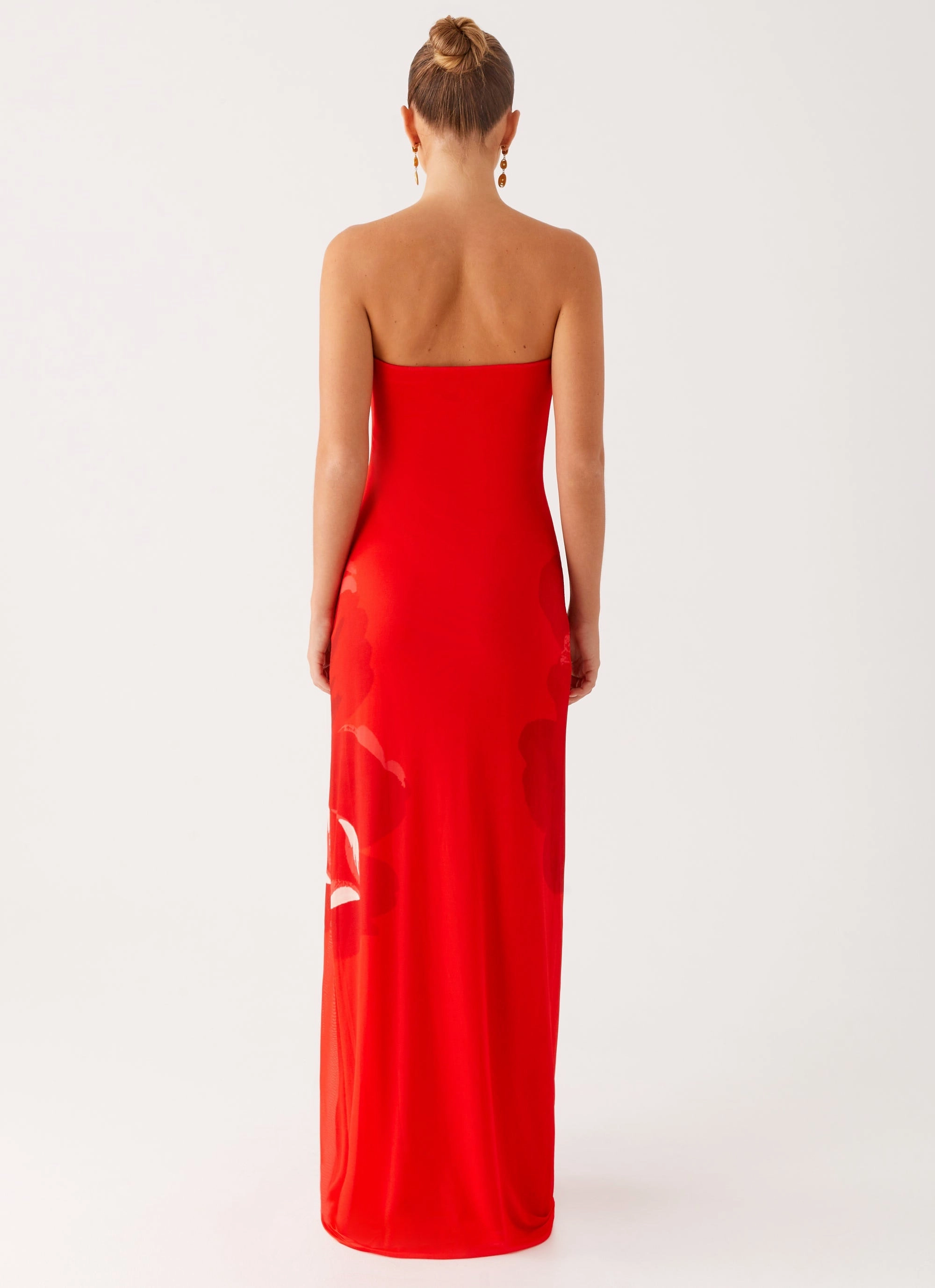 Fabian Maxi Dress - Red PlushLining