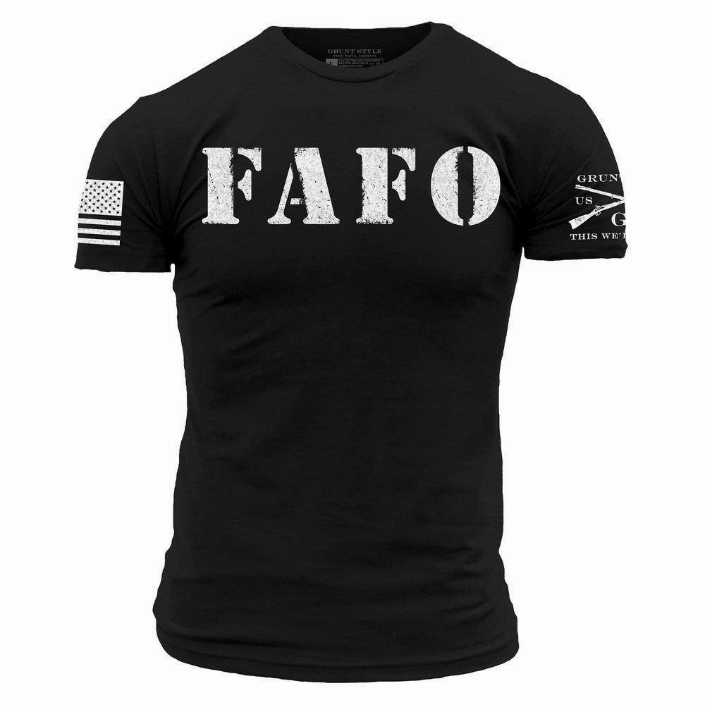 Fit Design FAFO T-Shirt - Black