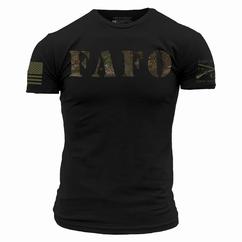 Sport Fit Customizable FAFO T-Shirt - Realtree Riverbend?