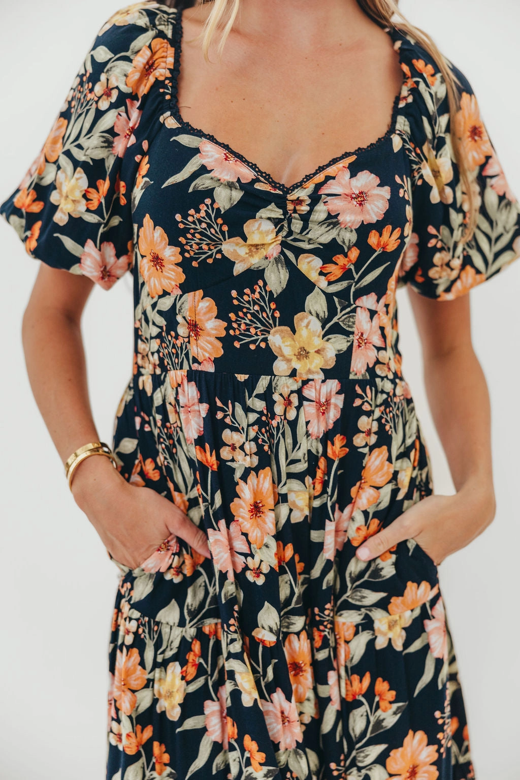 Francine Maxi Dress in Midnight Floral Cruise-Wear