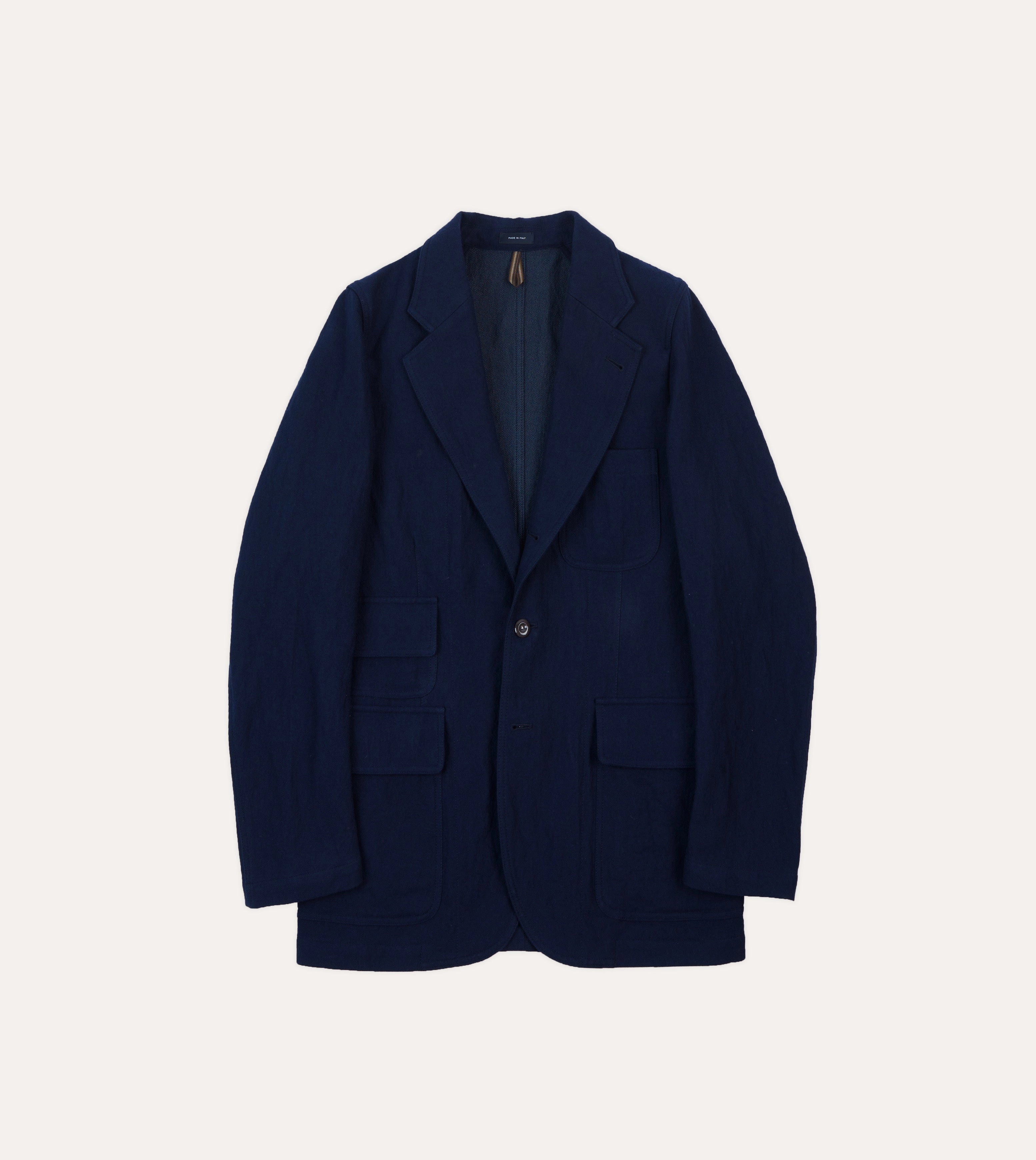 Navy Wool Games Blazer Mk. IV Refined Office Wear