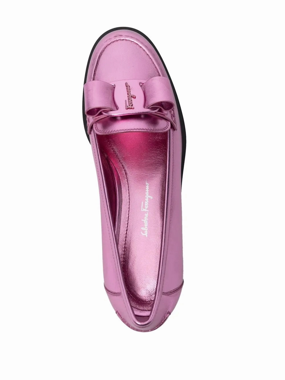 Minimal Fit Ferragamo Vivaldo High Shine Ballerina Shoes