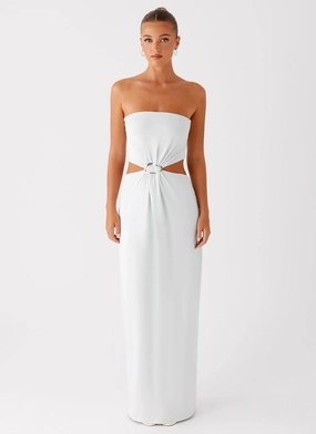 Mayfair Maxi Dress - Mint Slim Touch Textured Flow
