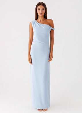 Mckenna Maxi Dress - Blue Understated Elegance Romance Glow