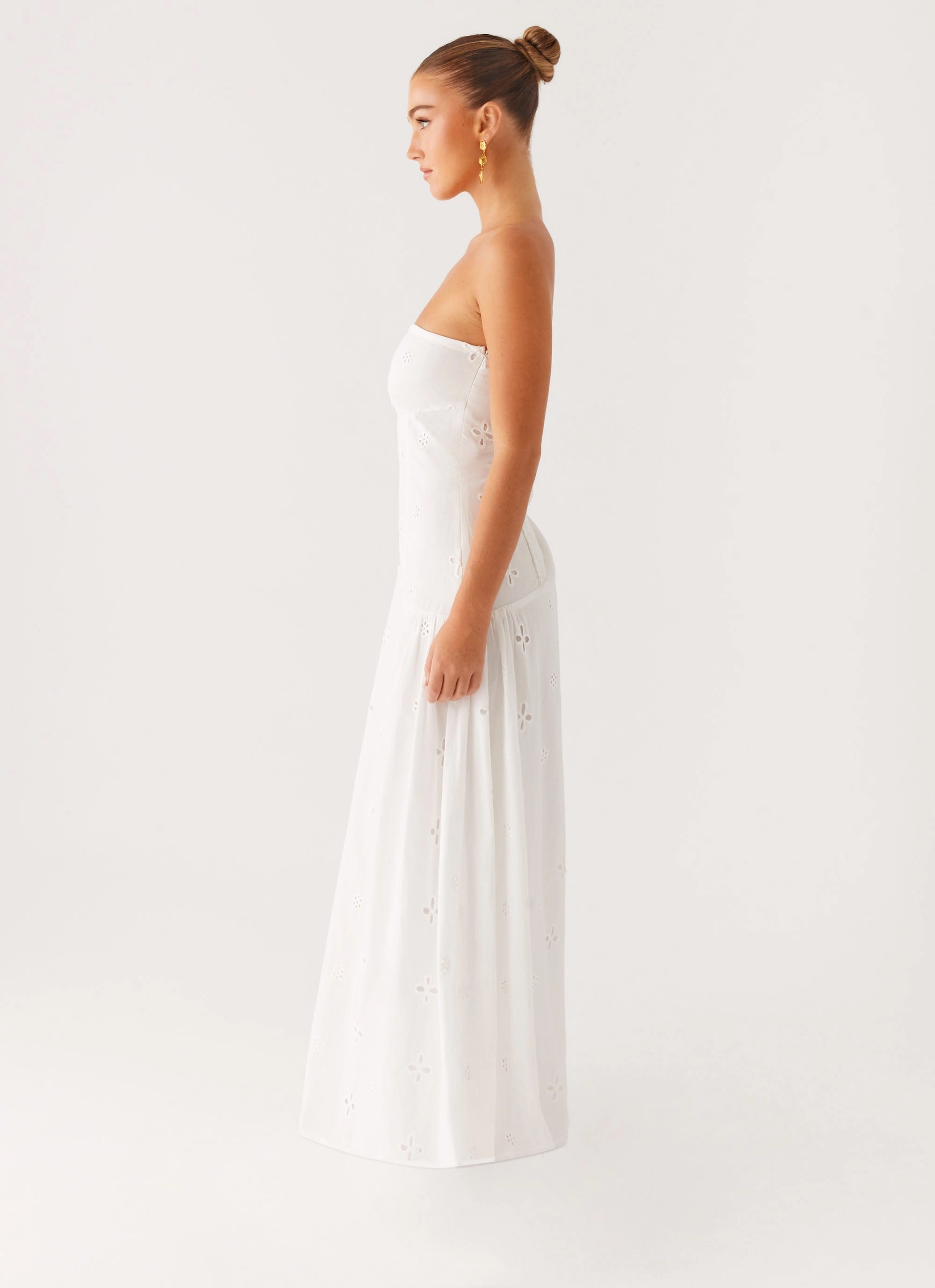 Lounge Outfit Minimal Comfort Sunkissed Maxi Dress - Ivory