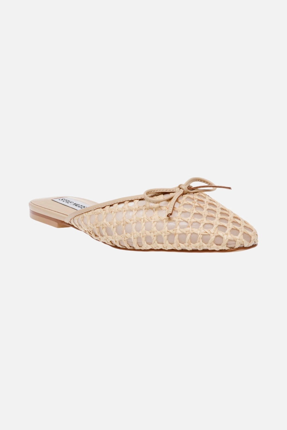 Steve Madden Birdee Sandals in Tan Raffia Ankle Support Non Skid