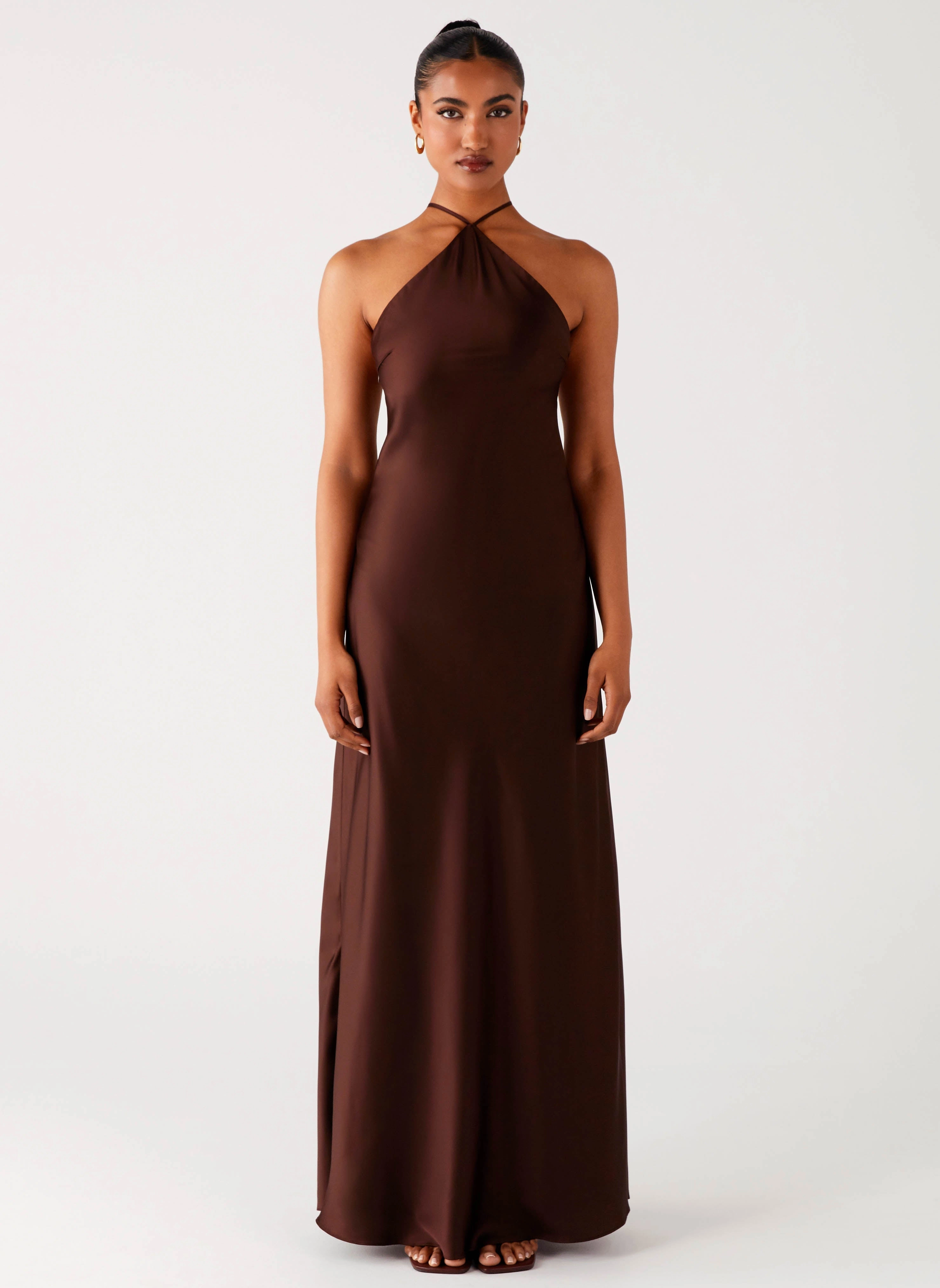 Celebration Wear Vacation Vibe Tulama Maxi Dress - Chocolate