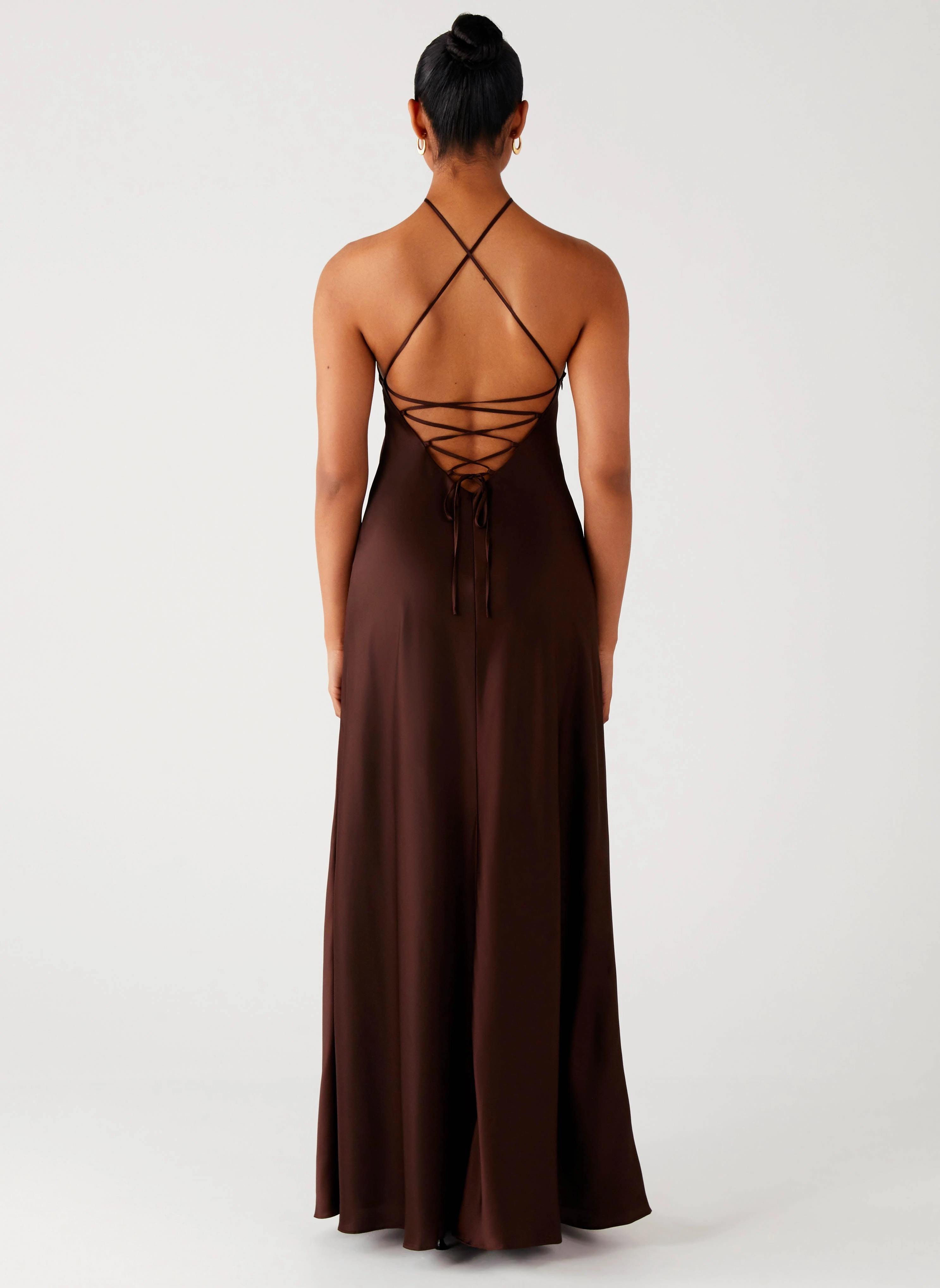 Stylish Appeal Abrasion-resistant Tulama Maxi Dress - Chocolate