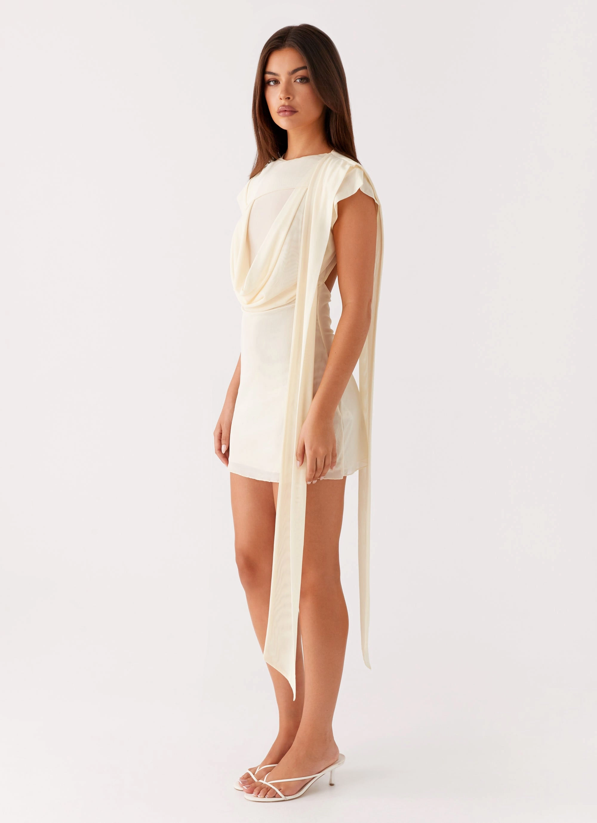 Felipe Mini Dress - Yellow Breathable Material
