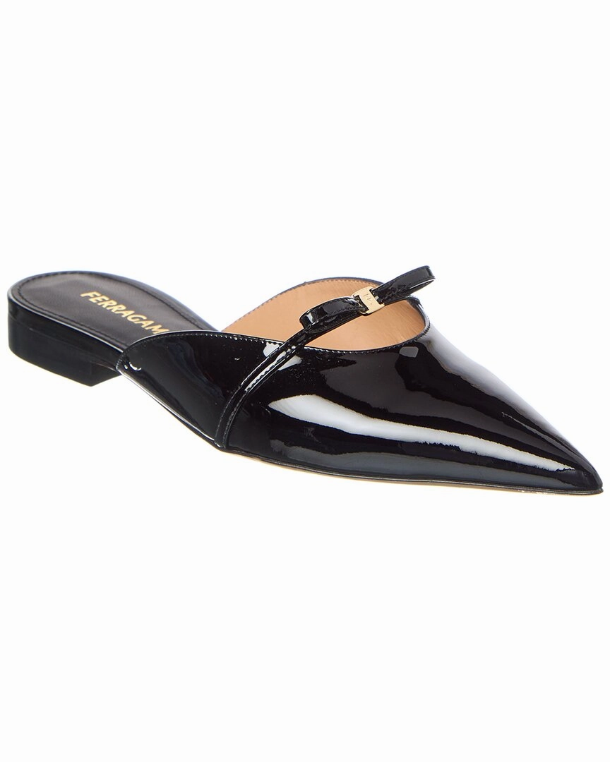All-Day Fit Ferragamo Bow Mini Leather Mule