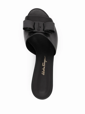 Ferragamo Viva Bow 60Mm Mules Comfort Fit Design