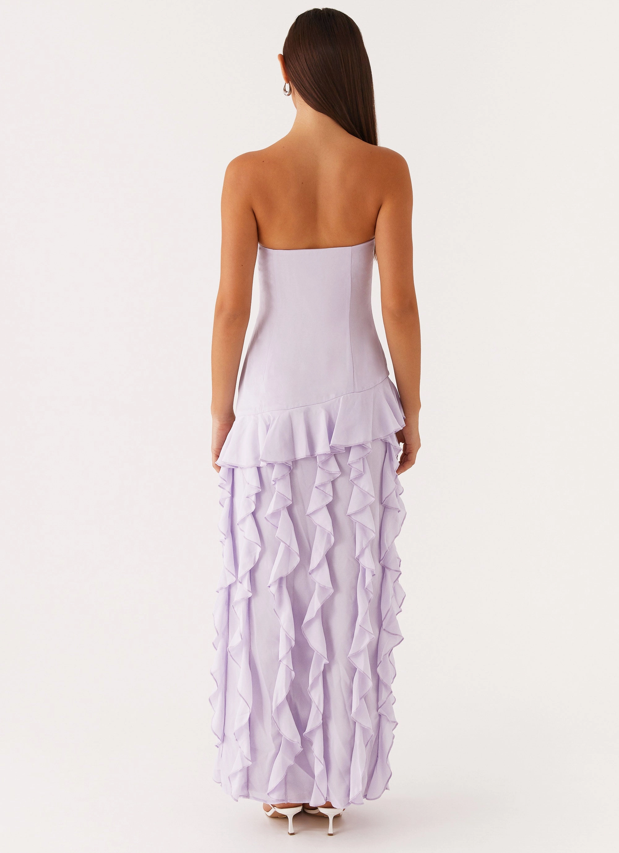Firefly Maxi Dress - Lilac Crisp Look cut out