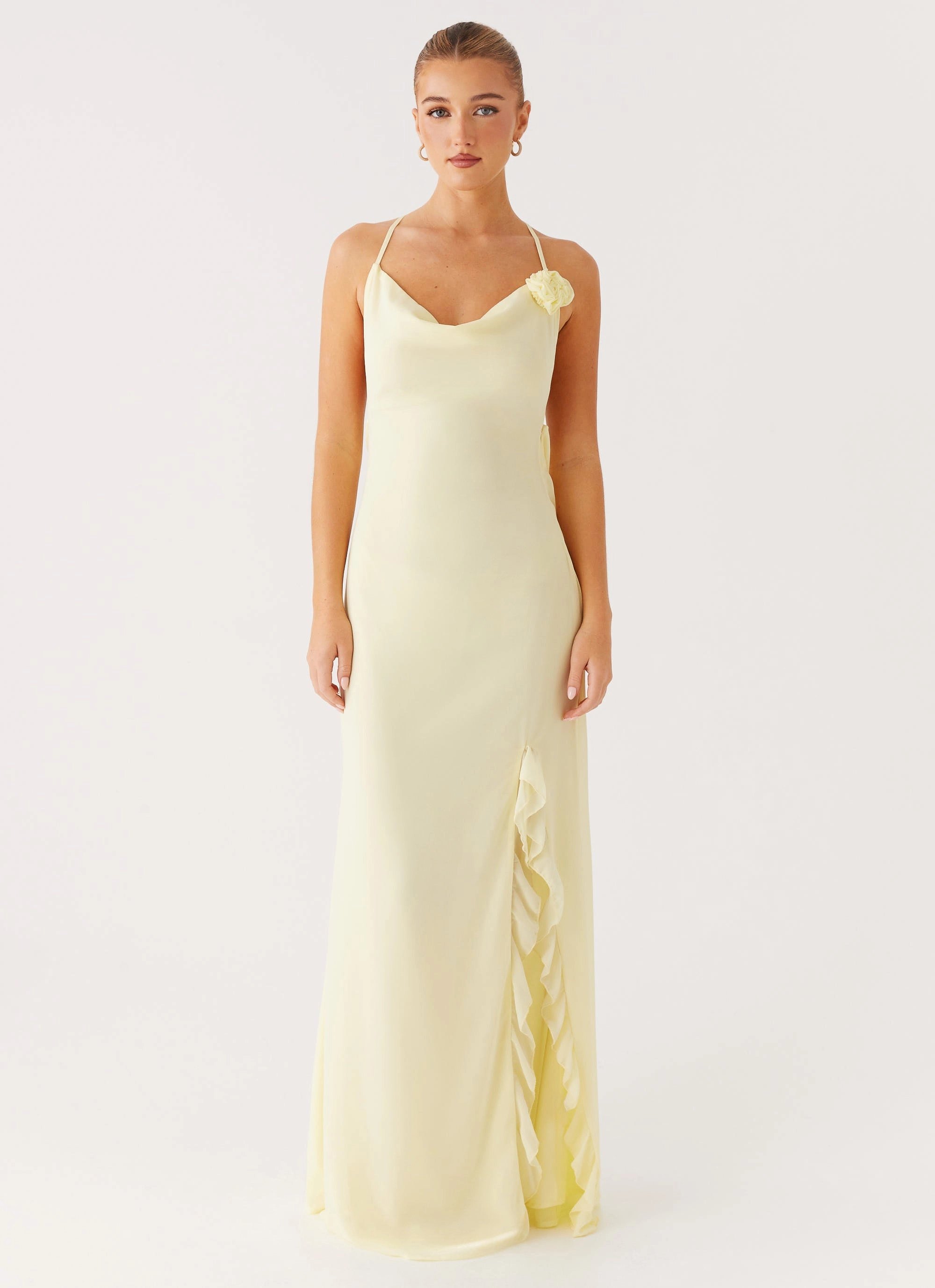 Street-Style First Class Maxi Dress - Yellow