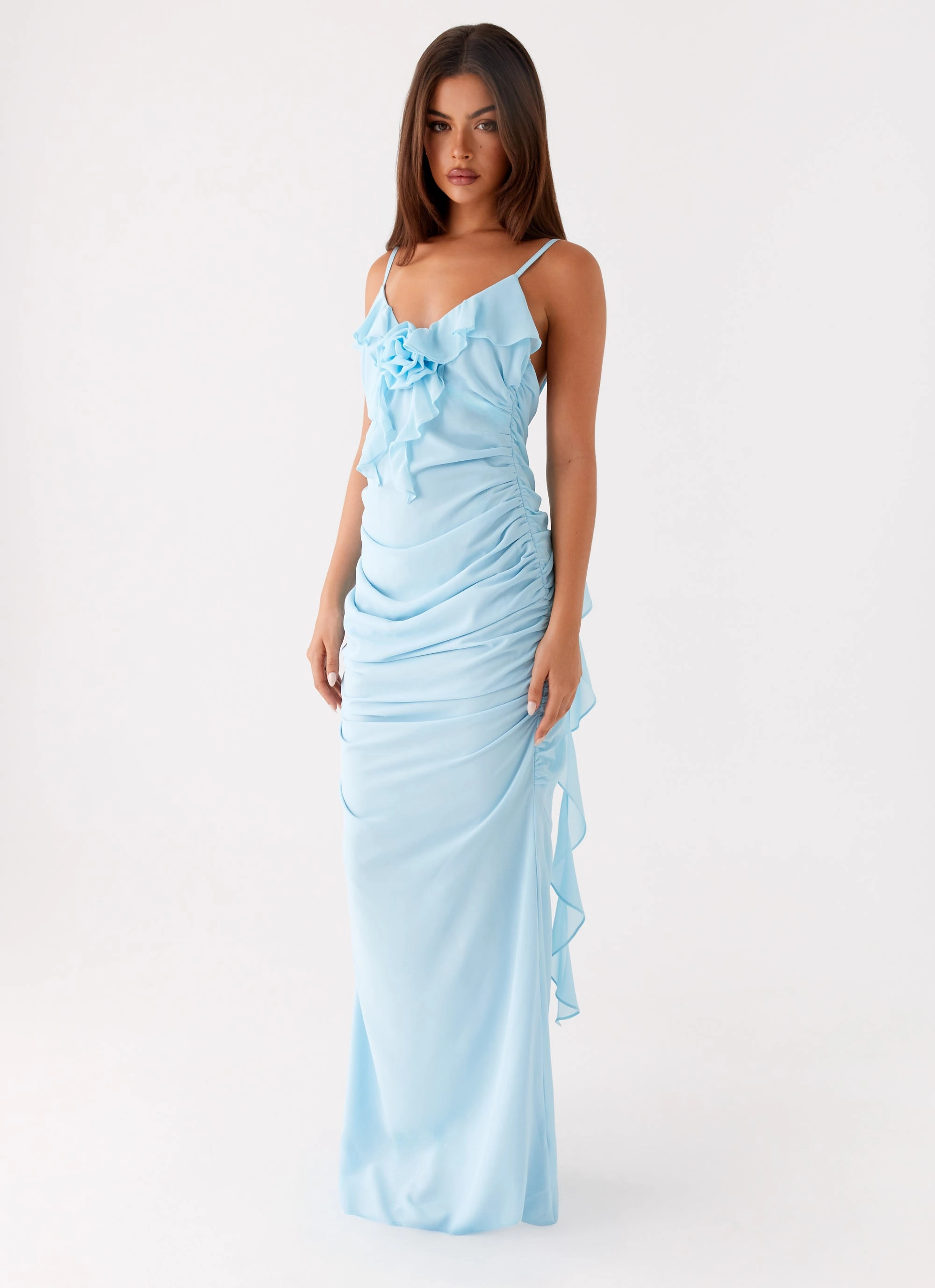 Jasmina Maxi Dress - Blue Youth Charm Classic Move