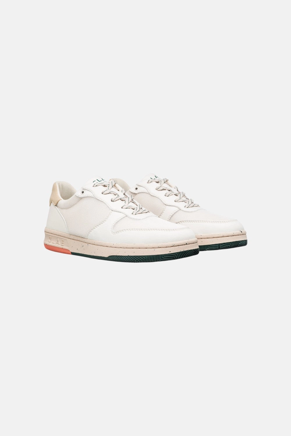 Ergo Build Clae Malone Lite Sneakers in Off-White Trekking Green Sunset