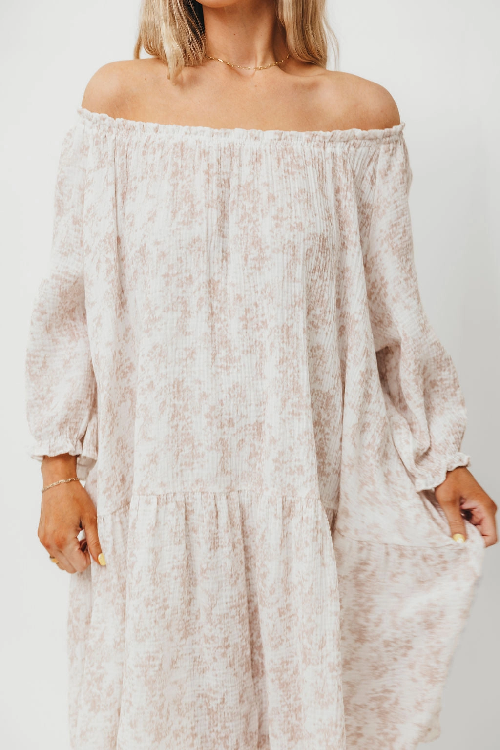 Cotton House Dress in Hampton Pink - Bump Friendly Tailored Mood Floor-Length