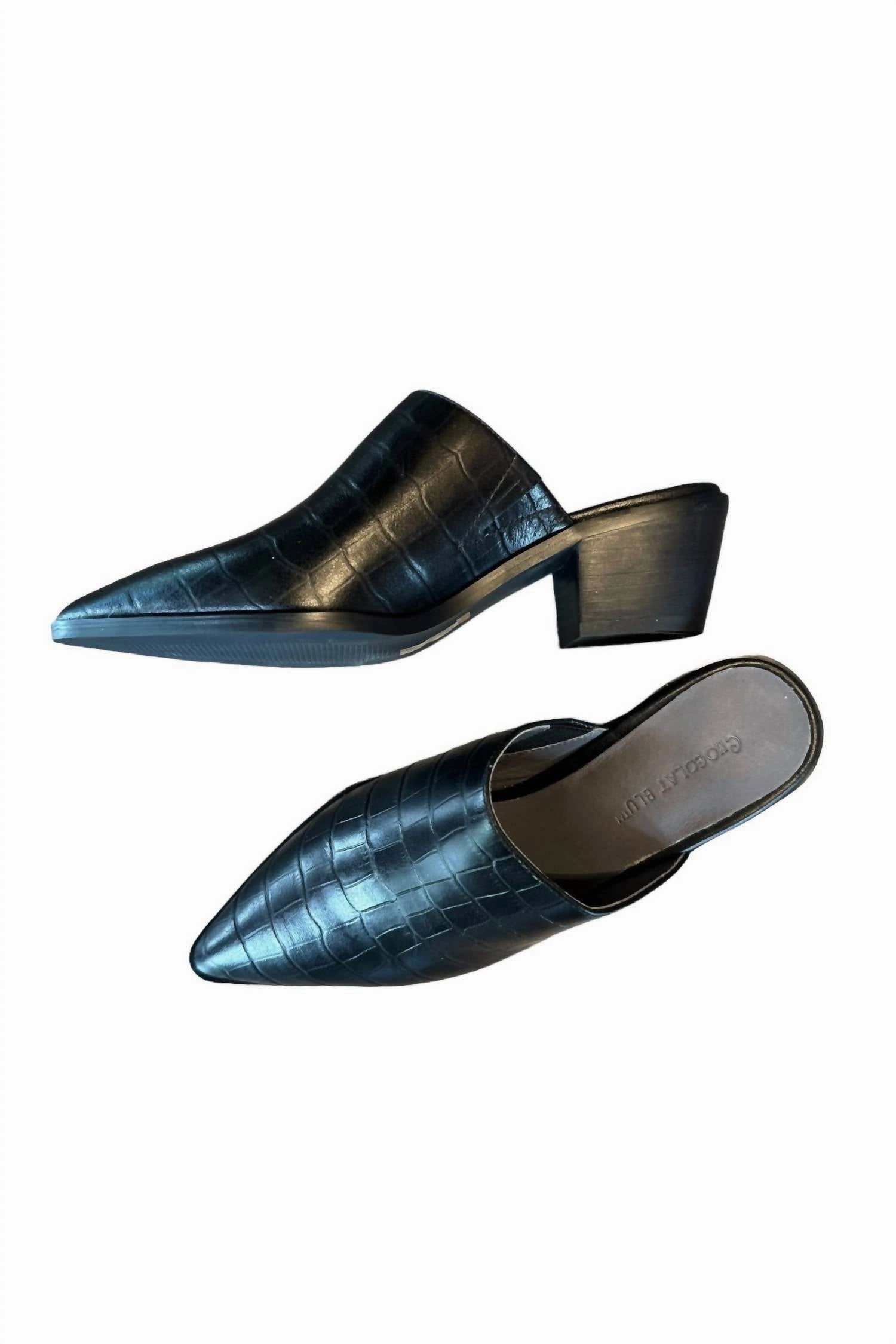 Women's Cellia Embossed Croc In Black EVA sole