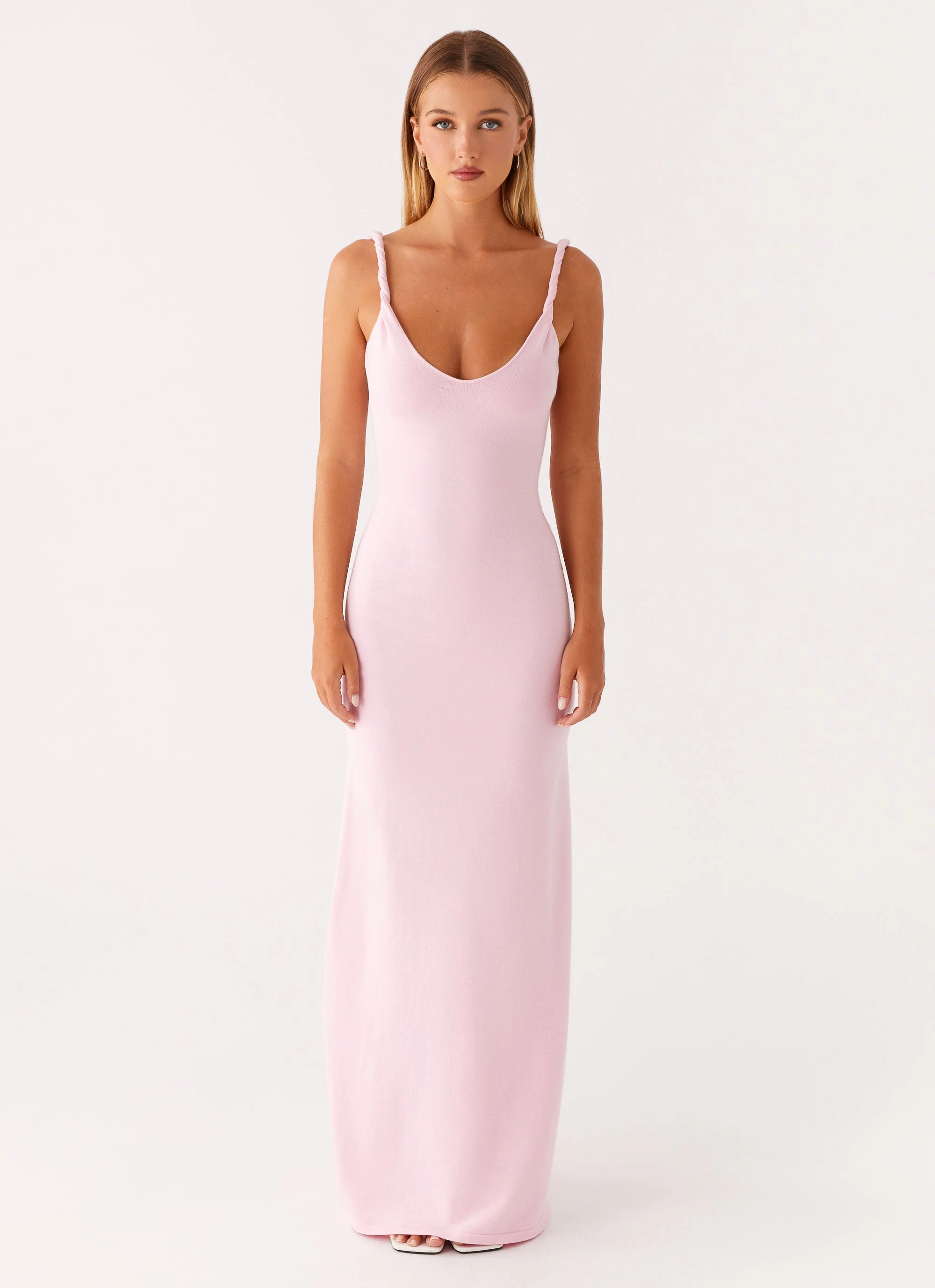 Smooth Vibes Comfort Layer Wear Anastasia Maxi Dress - Pink