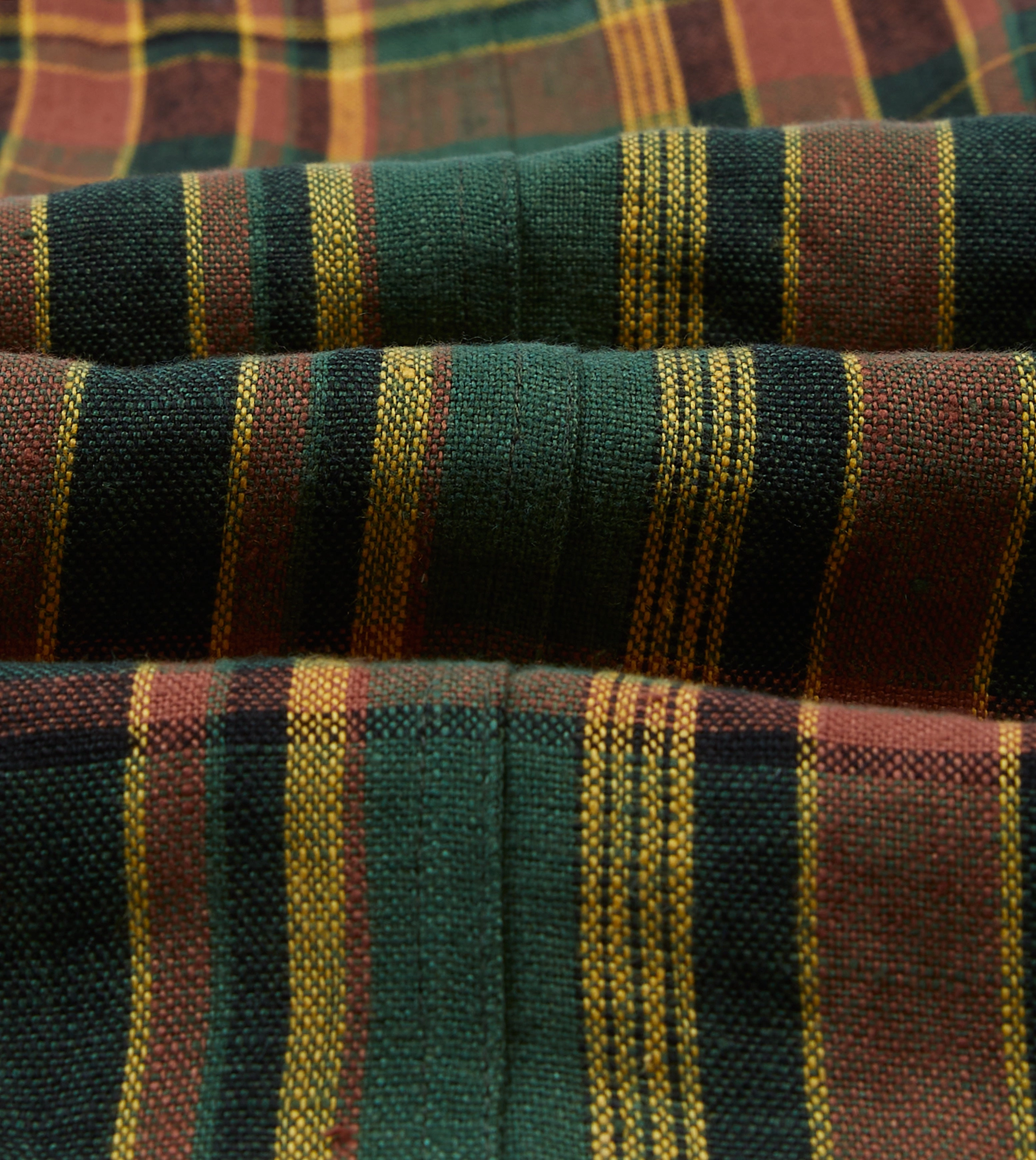 Refined Look Wear Green Linen Madras Check Games Blazer Mk. I