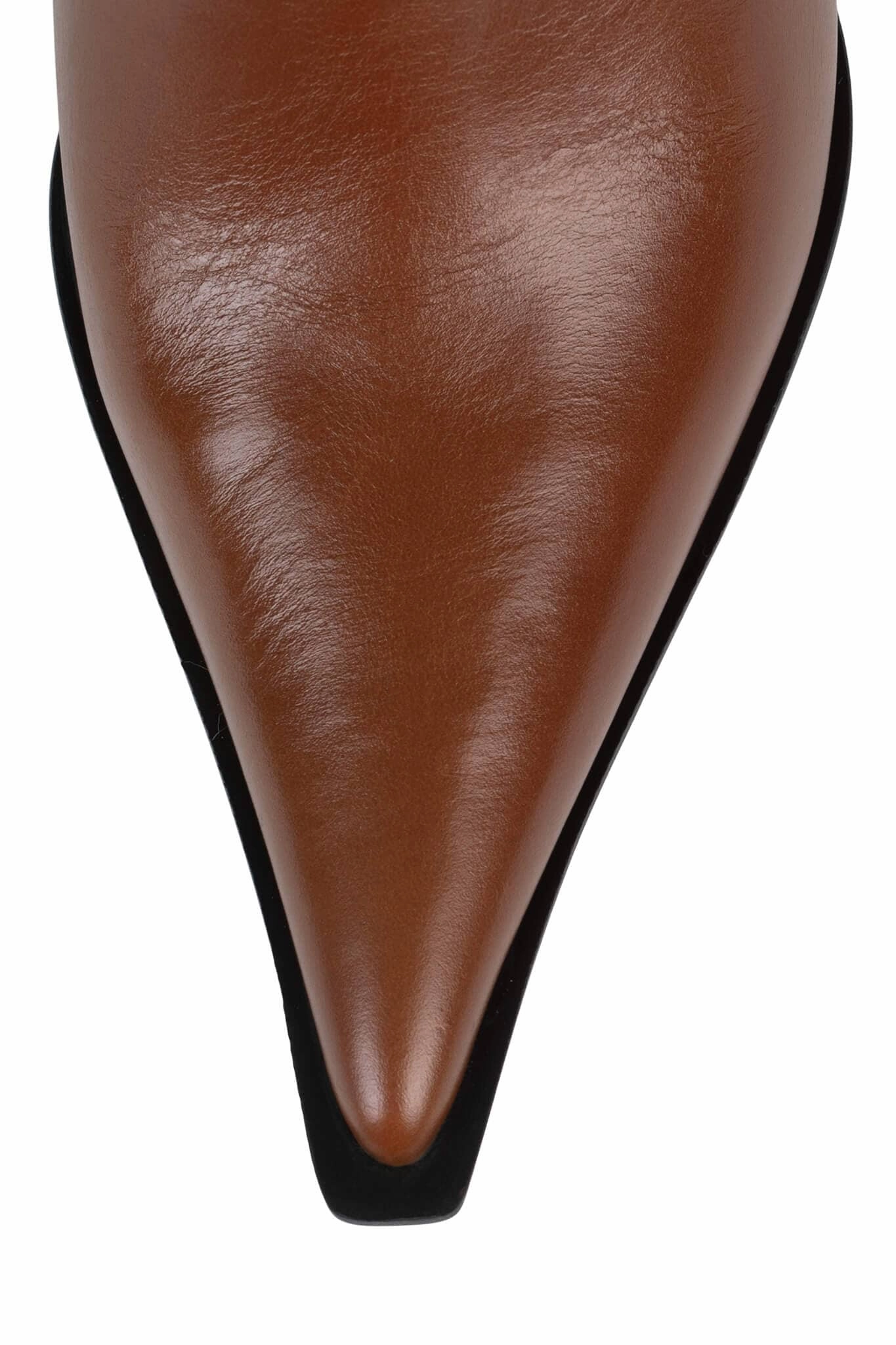 Jeffrey Campbell Reckon Knee Boot in Tan Lace Closure