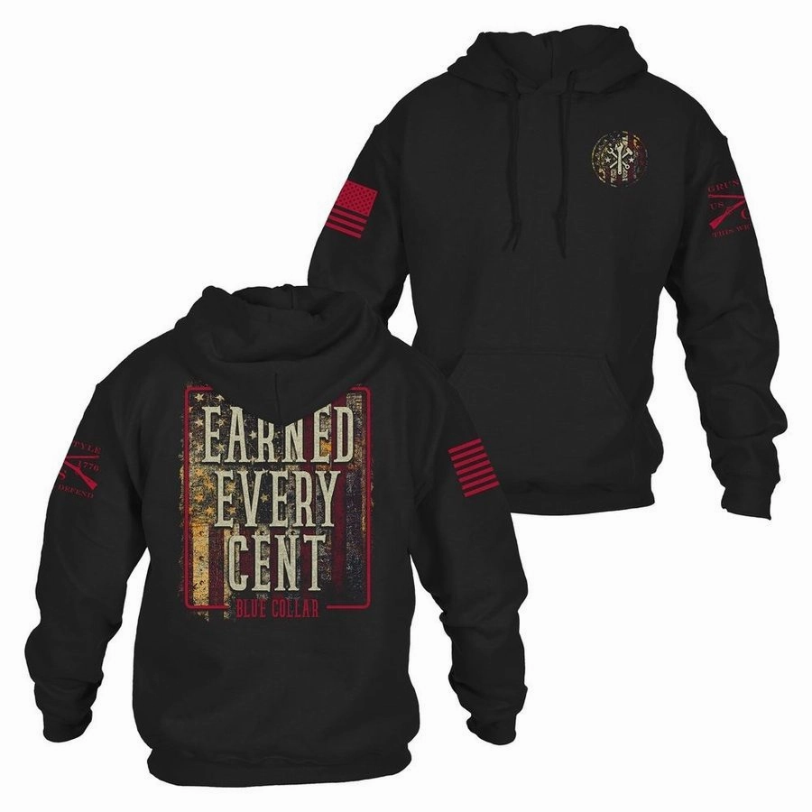 Warm Fabric Every Cent Hoodie - Black